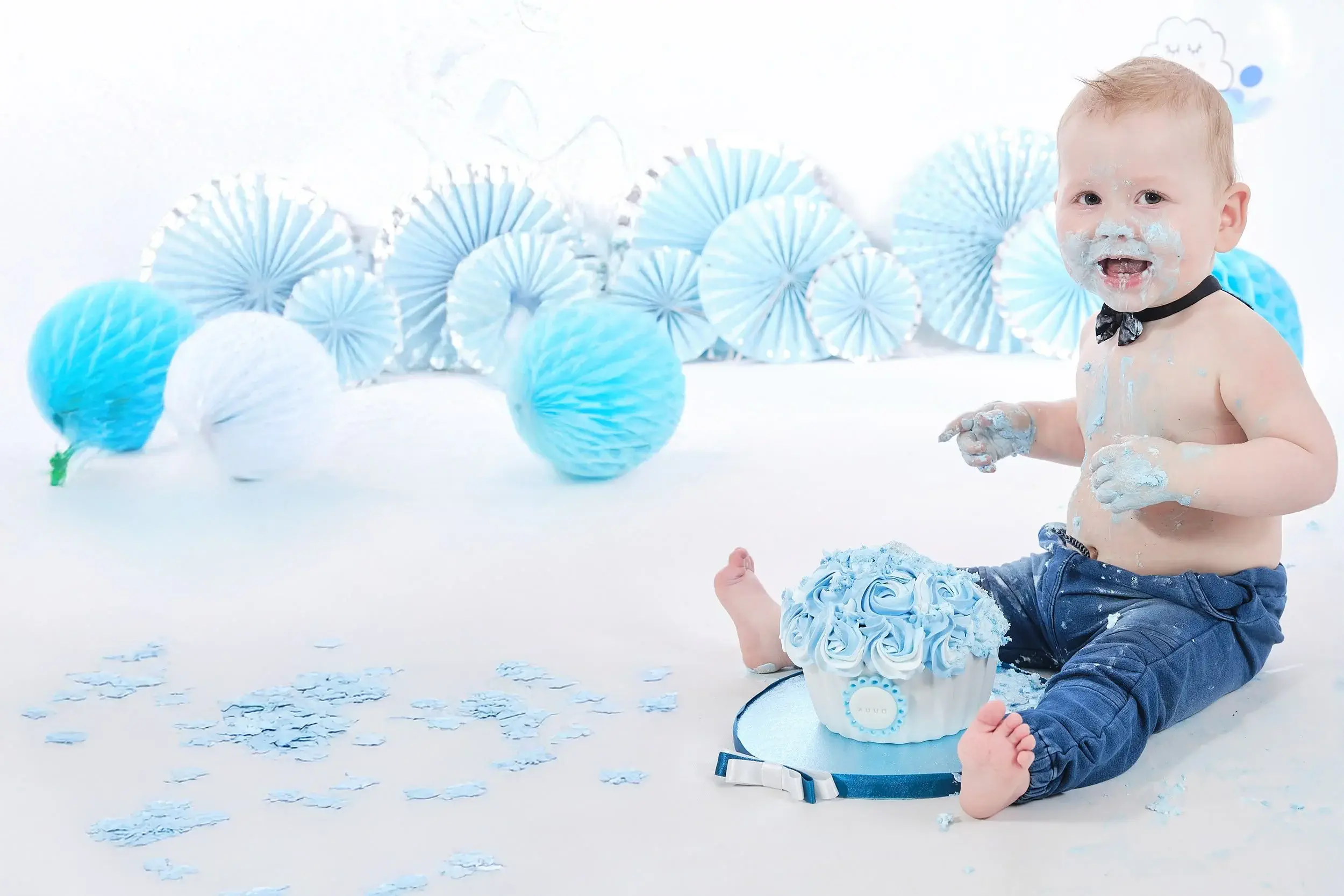 Familieshoot cake smash fotostudio