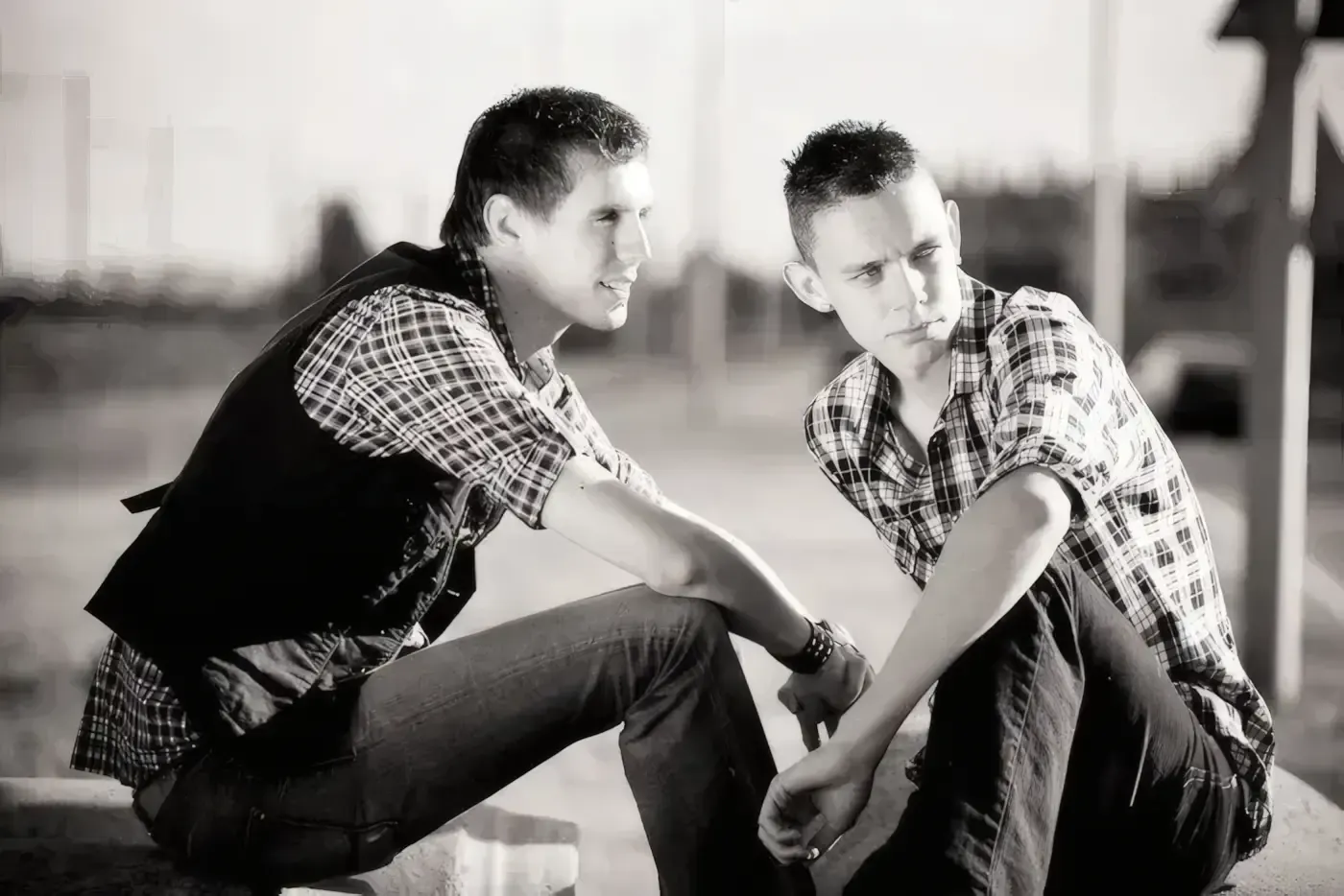 Familieshoot stoere broers