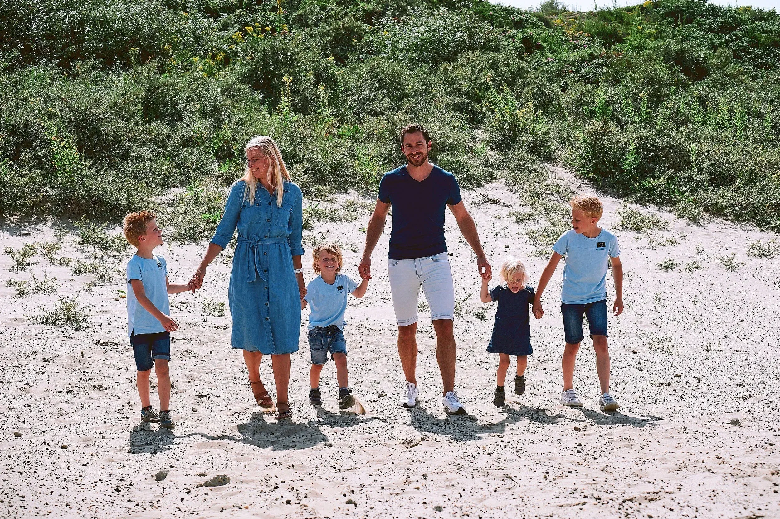 Fotoshoot in de duinen en strand
