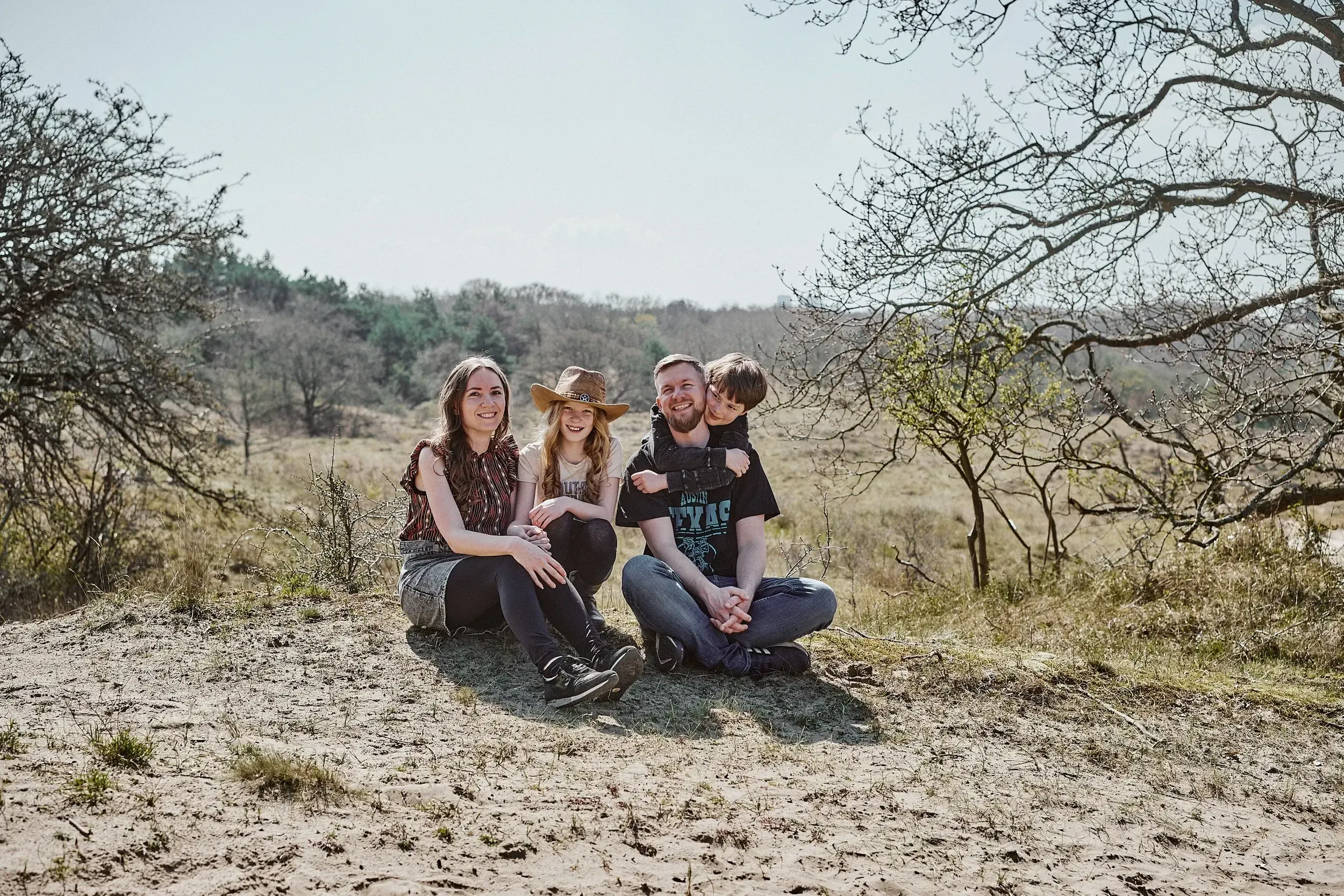 fotoshoot gezin in Meijendel Wassenaar
