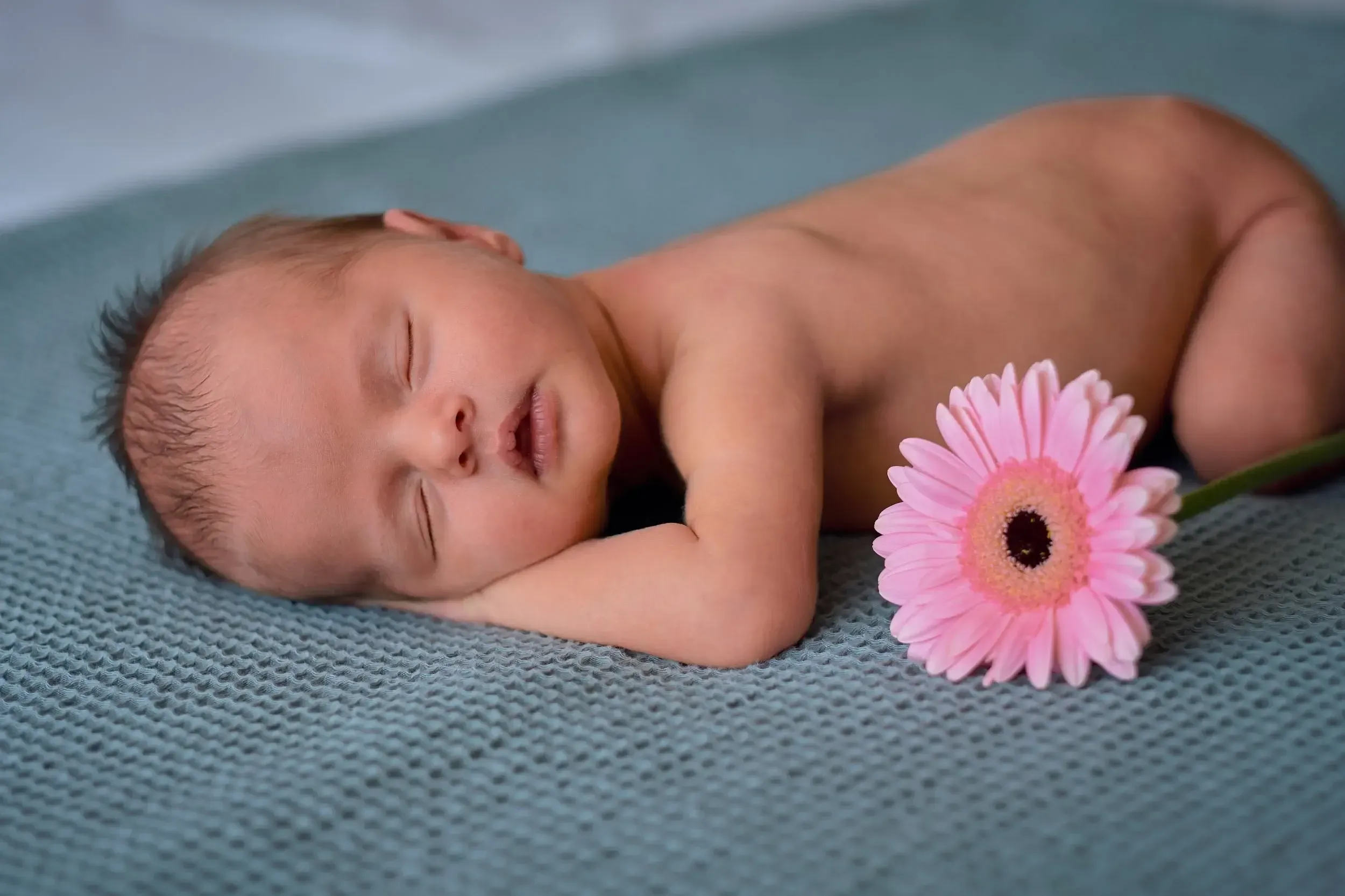 baby fotoshoot: leg de magie vast