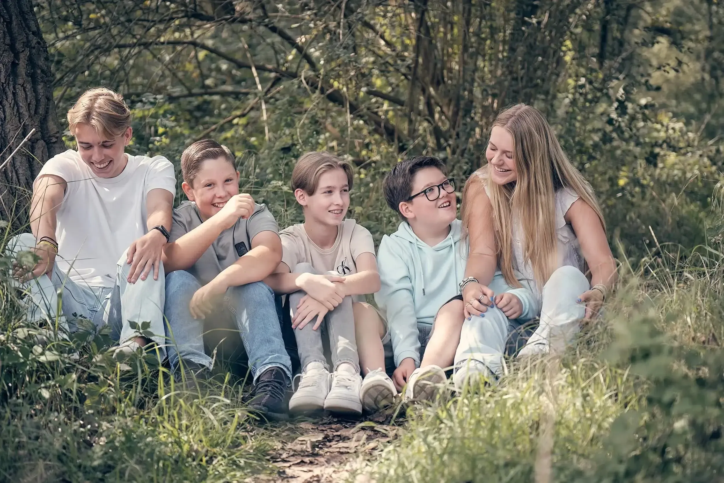 familieshoot kinderen fotoshoot Meijendel